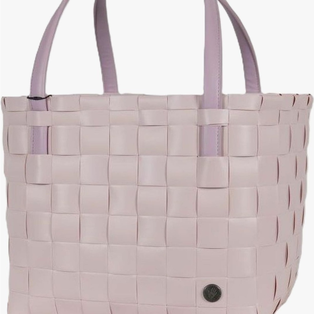 Handed By Deluxe Shopper Tote Soft Lilac Rare | made with Recycled material NWT - Picture 15 of 16
